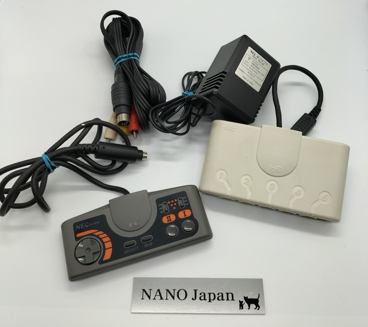 NEC PC Engine Coregrafx Ⅱ Console PI-TG7 Working Japan Used