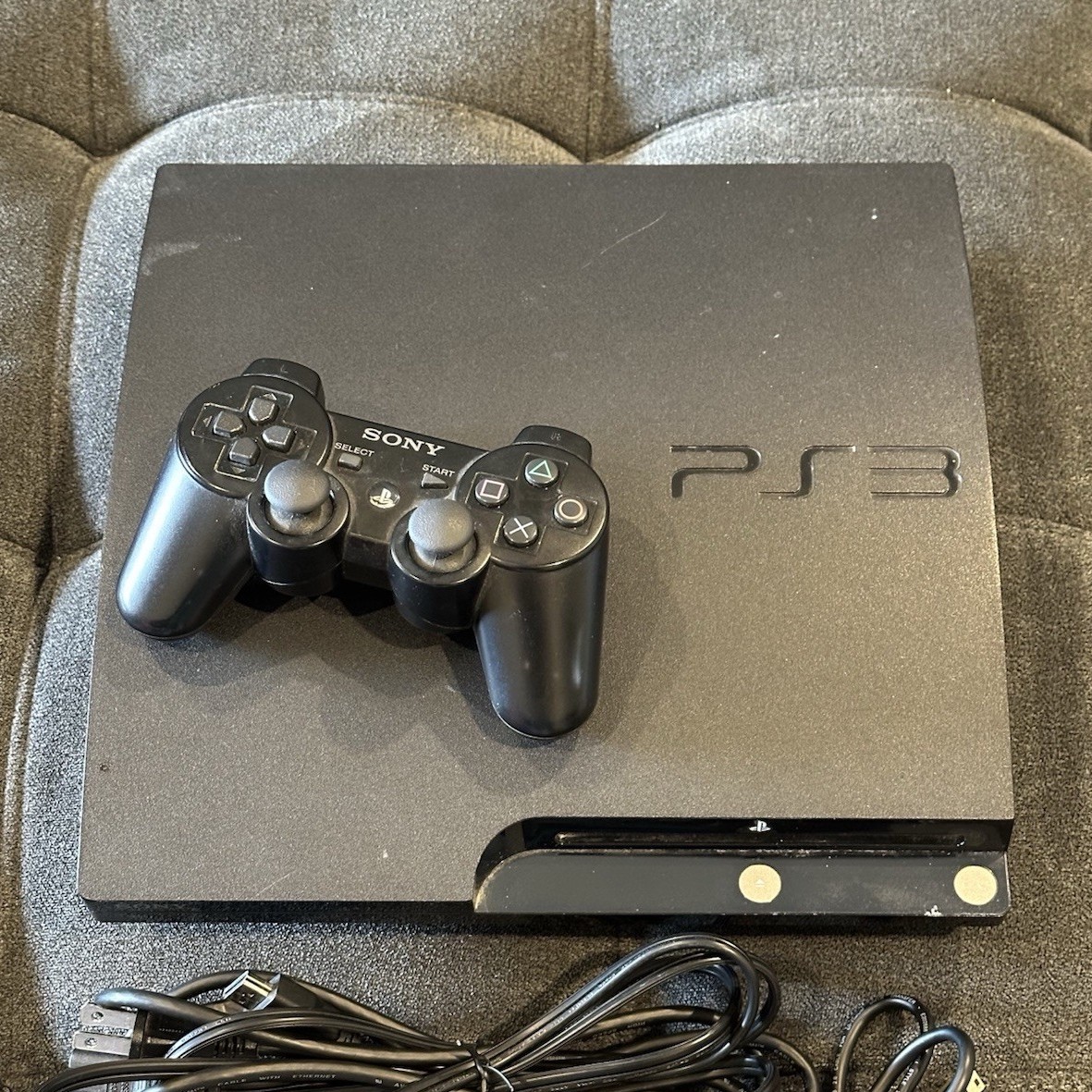 Sony PlayStation 3 Slim 250GB w/ Controller & Cables