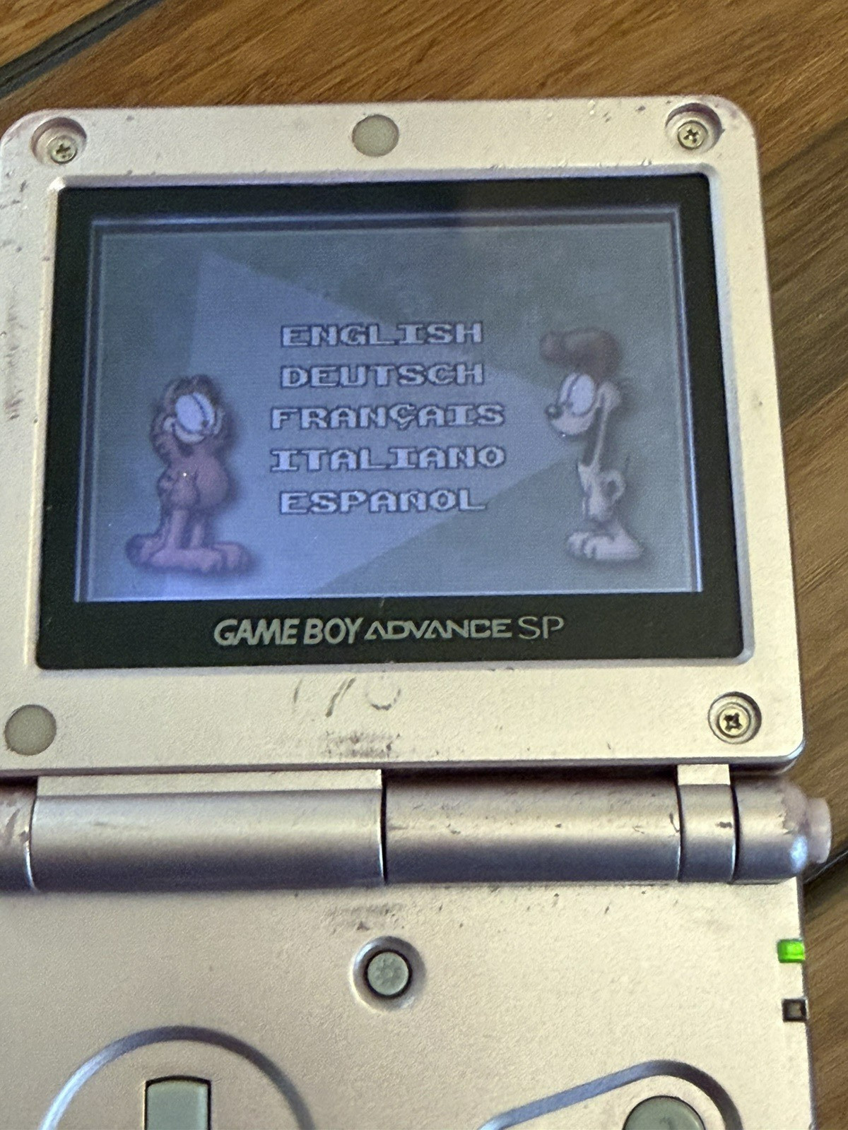Authentic Nintendo Game Boy Advance SP GBA SP – Pearl Pink-AGS-001 Charger Game