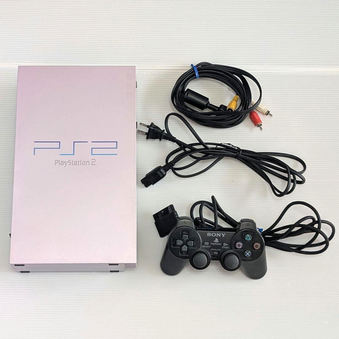 PlayStation 2 PS2 Sakura Pink Console SCPH-50000 NTSC-J Japan Import Tested