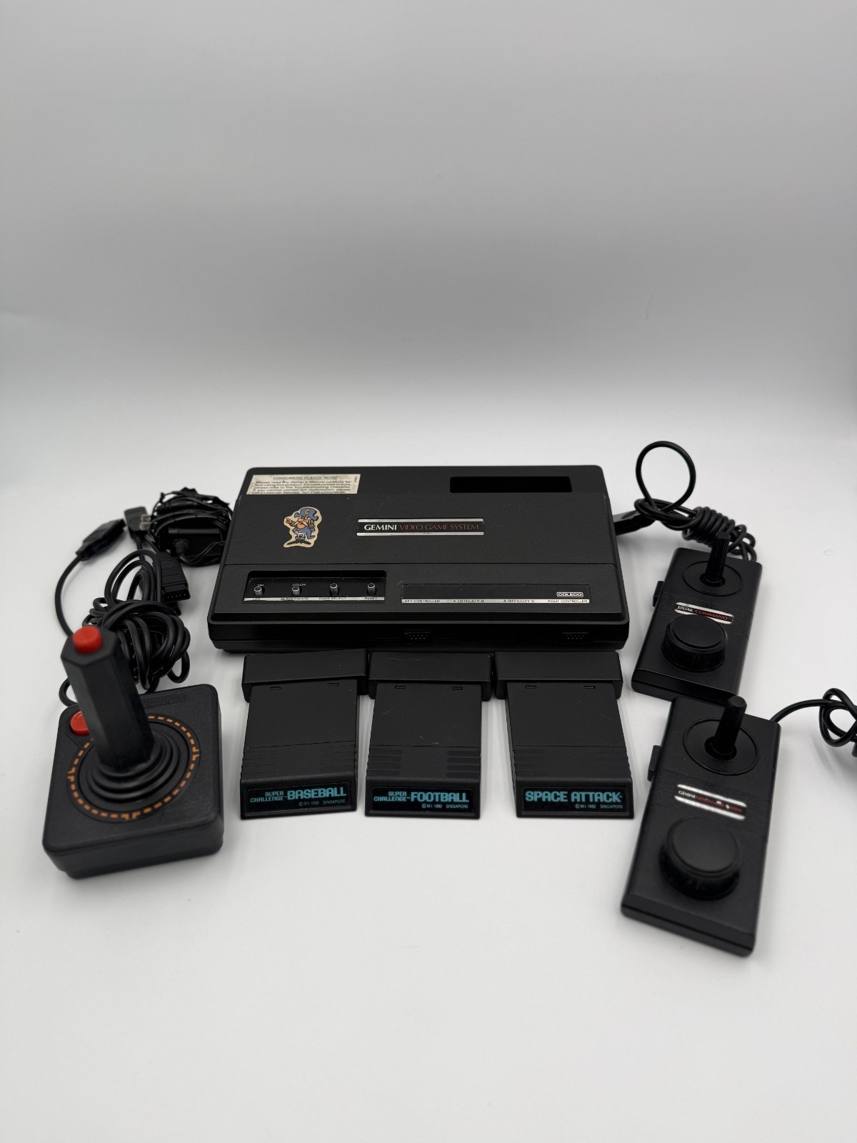 Coleco Gemini Video Game System Bundle w/ No TV Adaptor *READ DESCRIPTION*