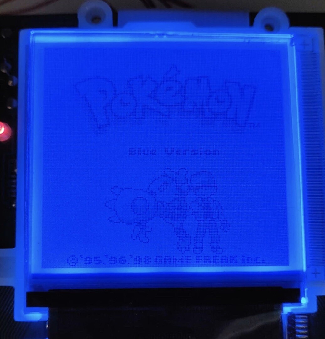 Nintendo Game Boy Original DMG-01/Pocket Bivert Chip & Backlight Mod Kit BLUE