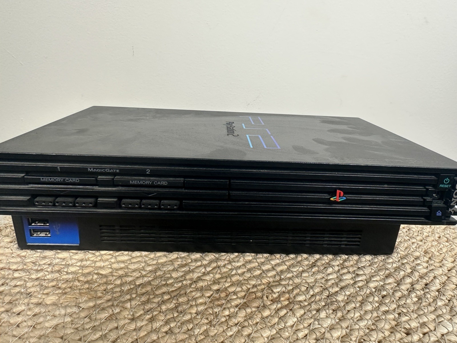 Sony PlayStation 2 PS2 System SCPH-39001 Fat Console Controller Memory Card & AC