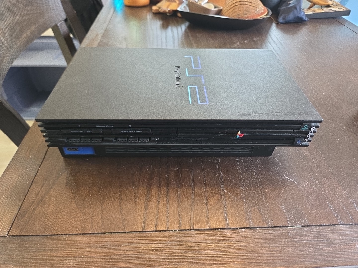 PS2 playstation 2 Console 2 Remotes. GOOD CONDITION.