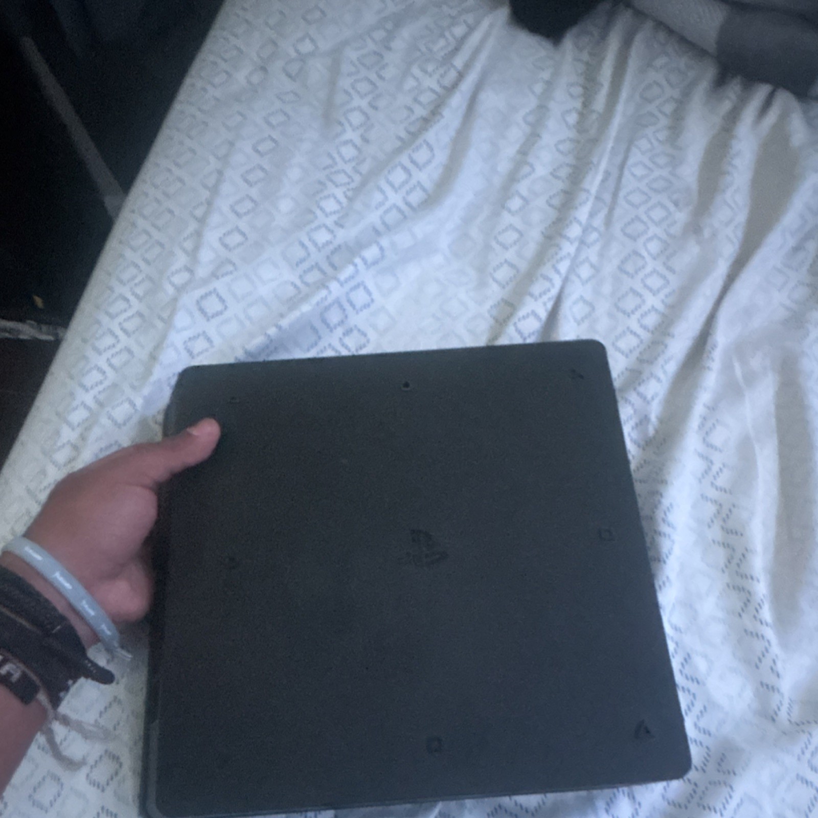 Sony PlayStation 4 Slim Black Console Wi-Fi Capability HDMI USB-A Ethernet