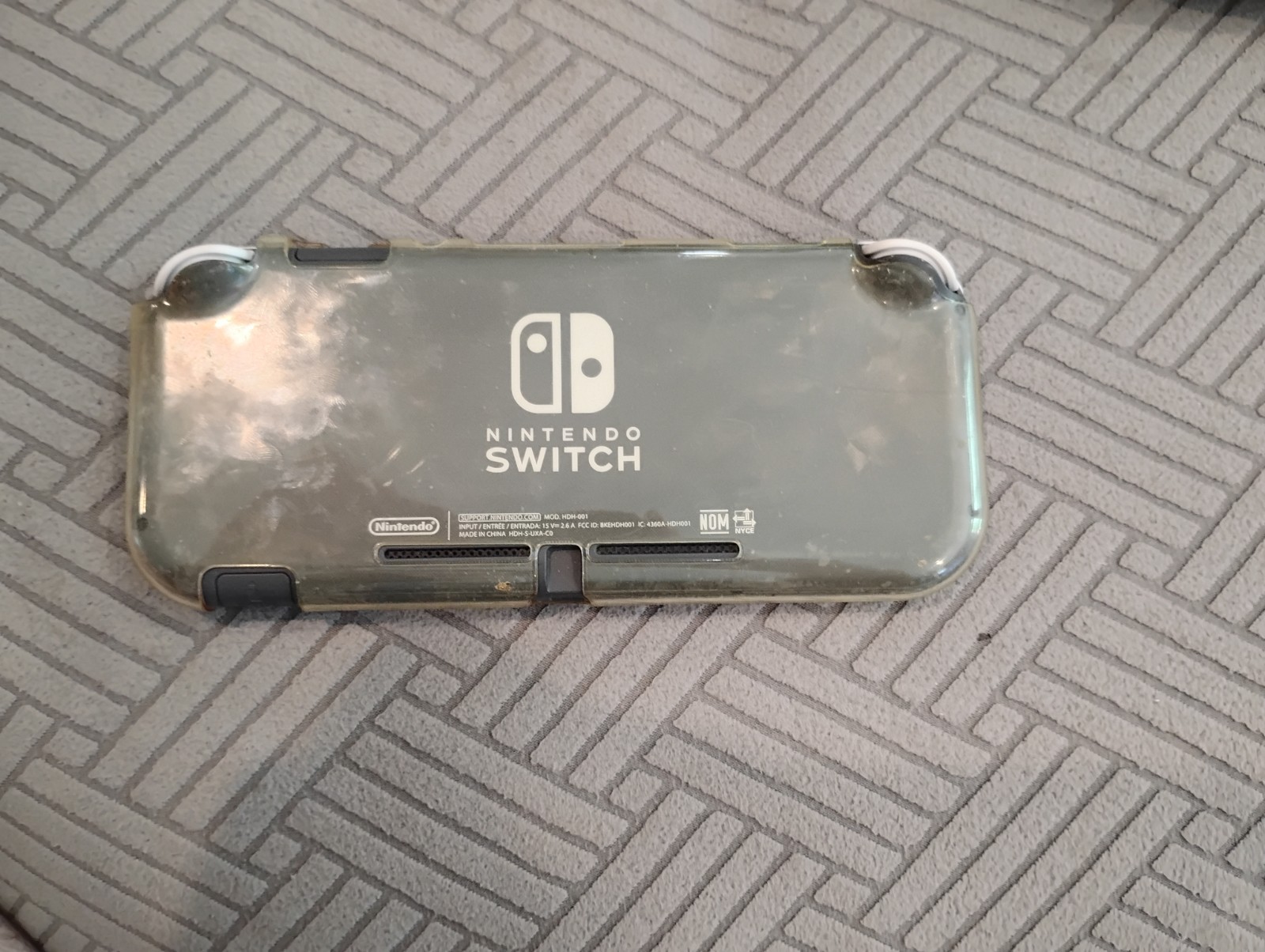 Nintendo Switch Lite (Black) + 3 games and accessories lot