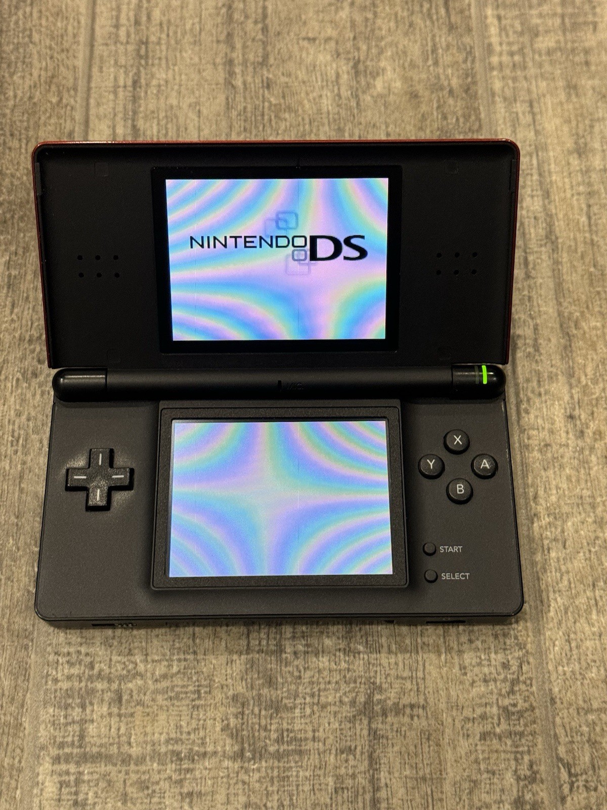 Nintendo Ds Lite Crimson 2 Tone Red Black