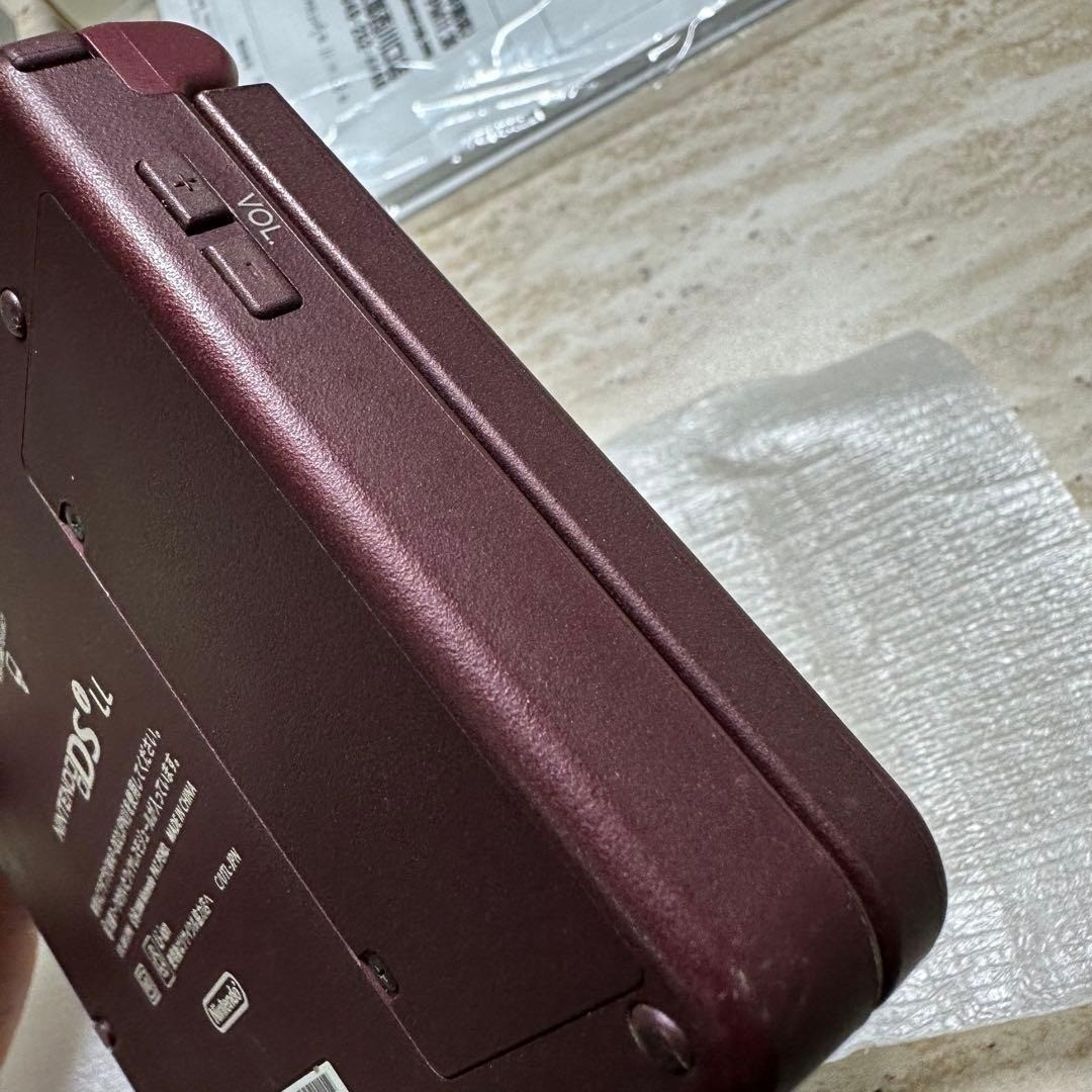 Nintendo DSi LL Wine Red Console Boxed Complete Tested Working 6587