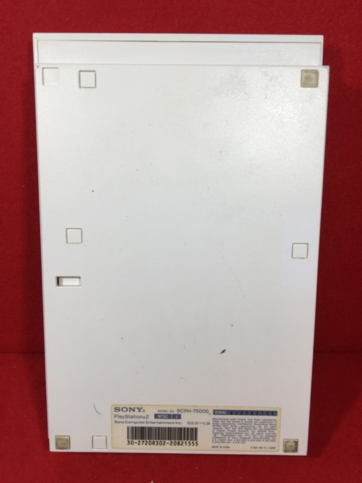 USED PS2 Slim Console System Ceramic White SCPH-75000 Playstation 2 SONY japan