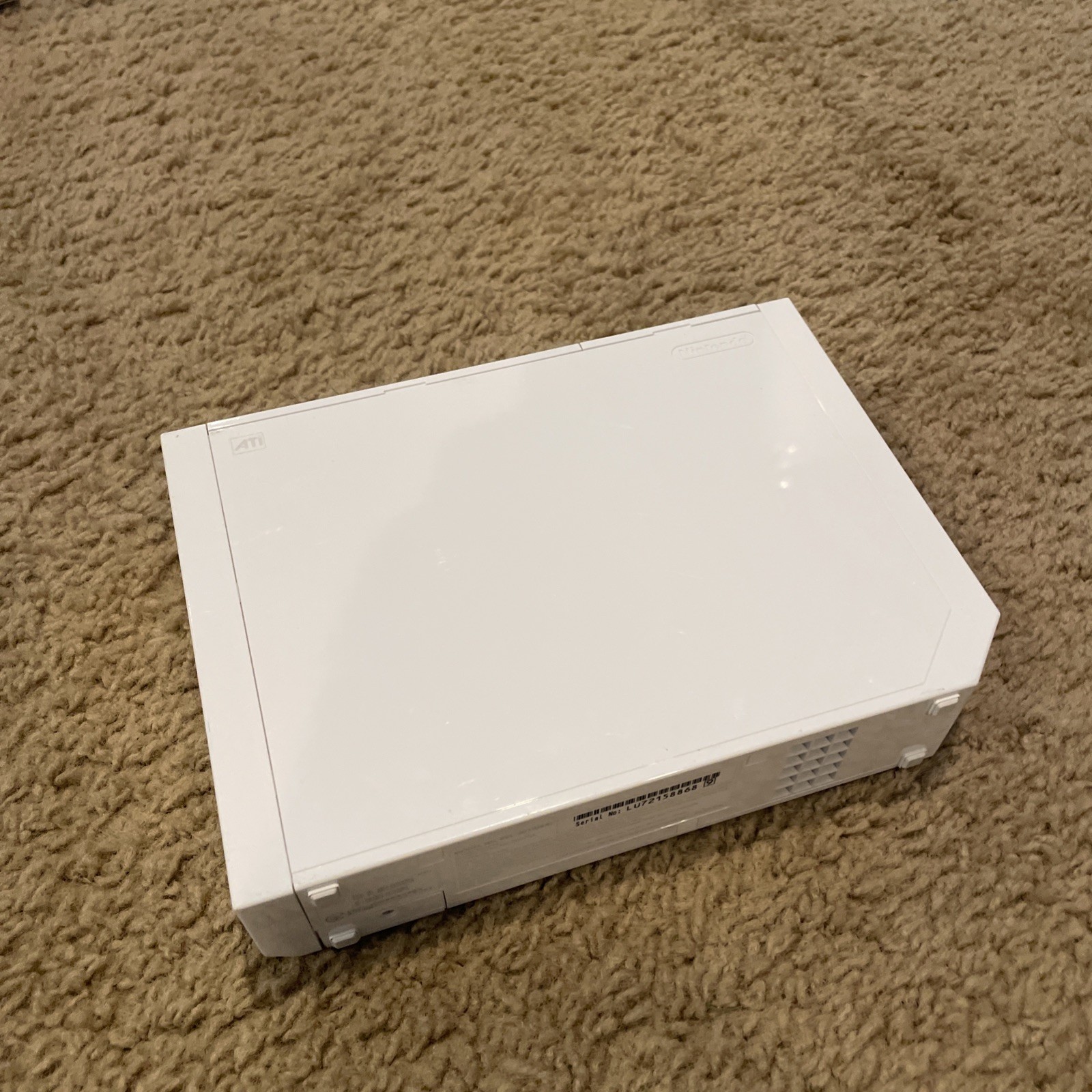 Nintendo RVL-101 Wii Console – White Near Complete In Box “No Wii Sports Game “