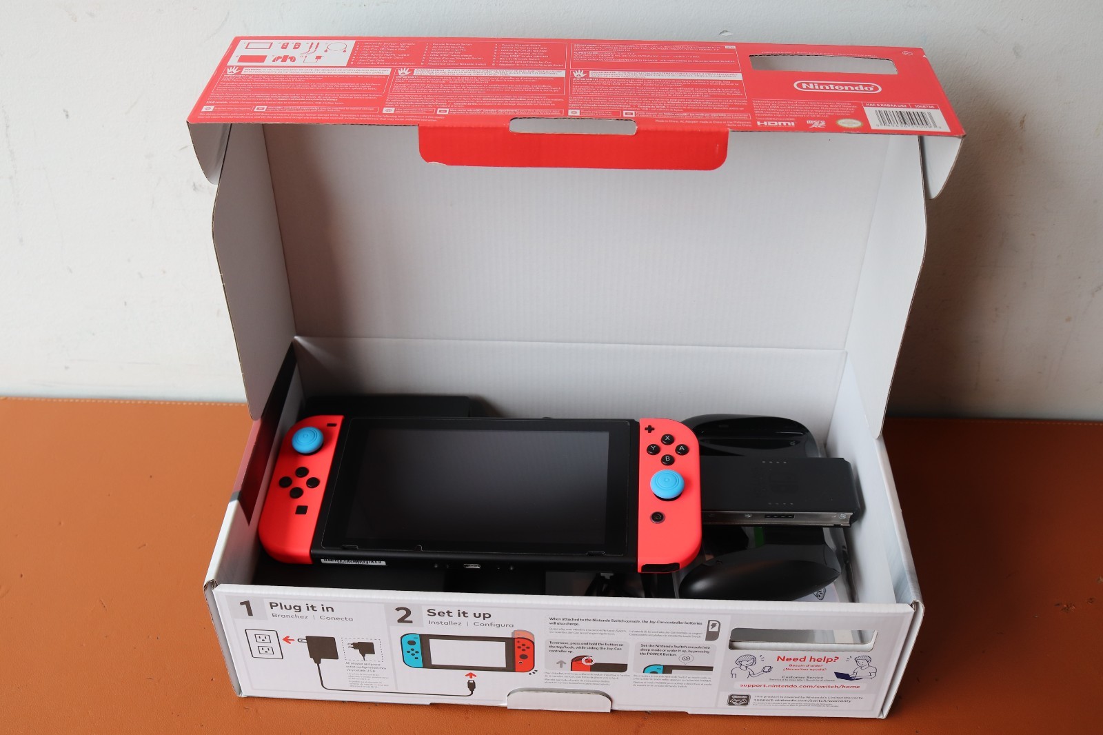 Nintendo Switch 32GB Handheld Console – Neon Red