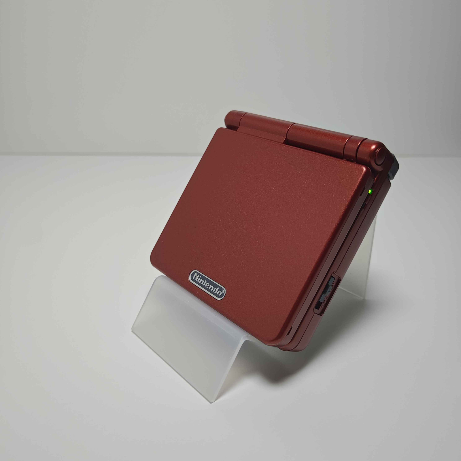 Nintendo Game Boy Advance GBA SP – Flame Red AGS-101 Restored Brighter Ruby Red