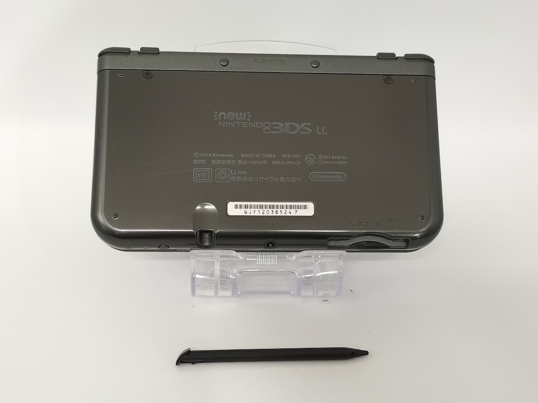 B7150 Nintendo new 3DS LL XL console Metallic Black Japan w/pen fx