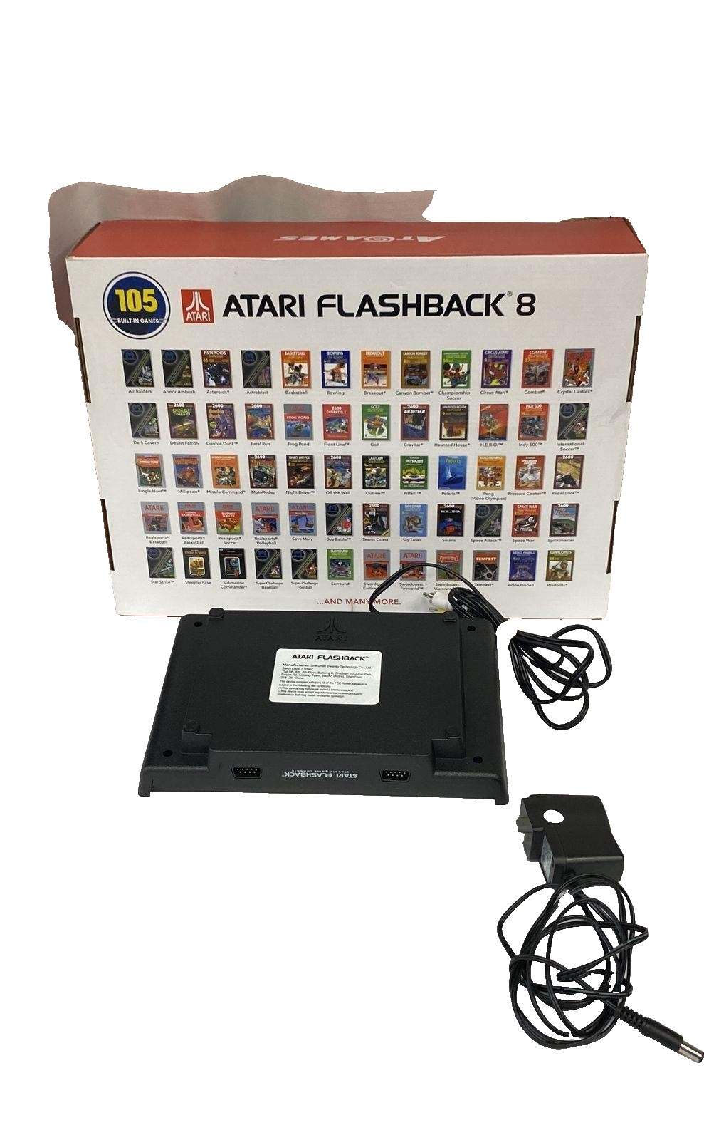 ATARI Flashback 8 40th Anniversary with wired joy sticks In Box