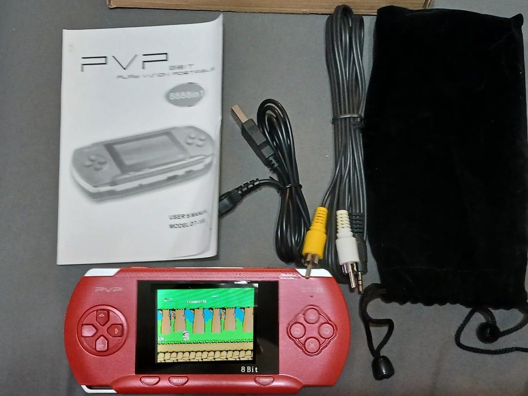 PVP Game Station – 8 Bit Digital System Super wide Color 2.2″ LCD 8888 in 1