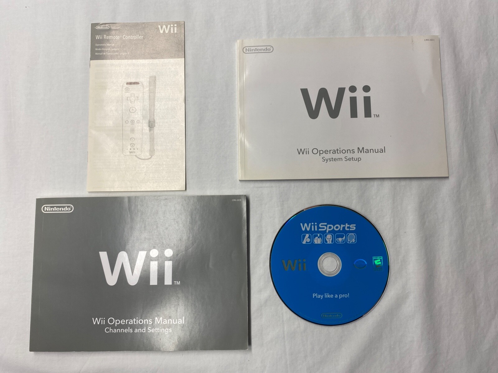 Nintendo Wii Console Bundle With Wii Sports In Box RVL-001-Restored Tested Clean