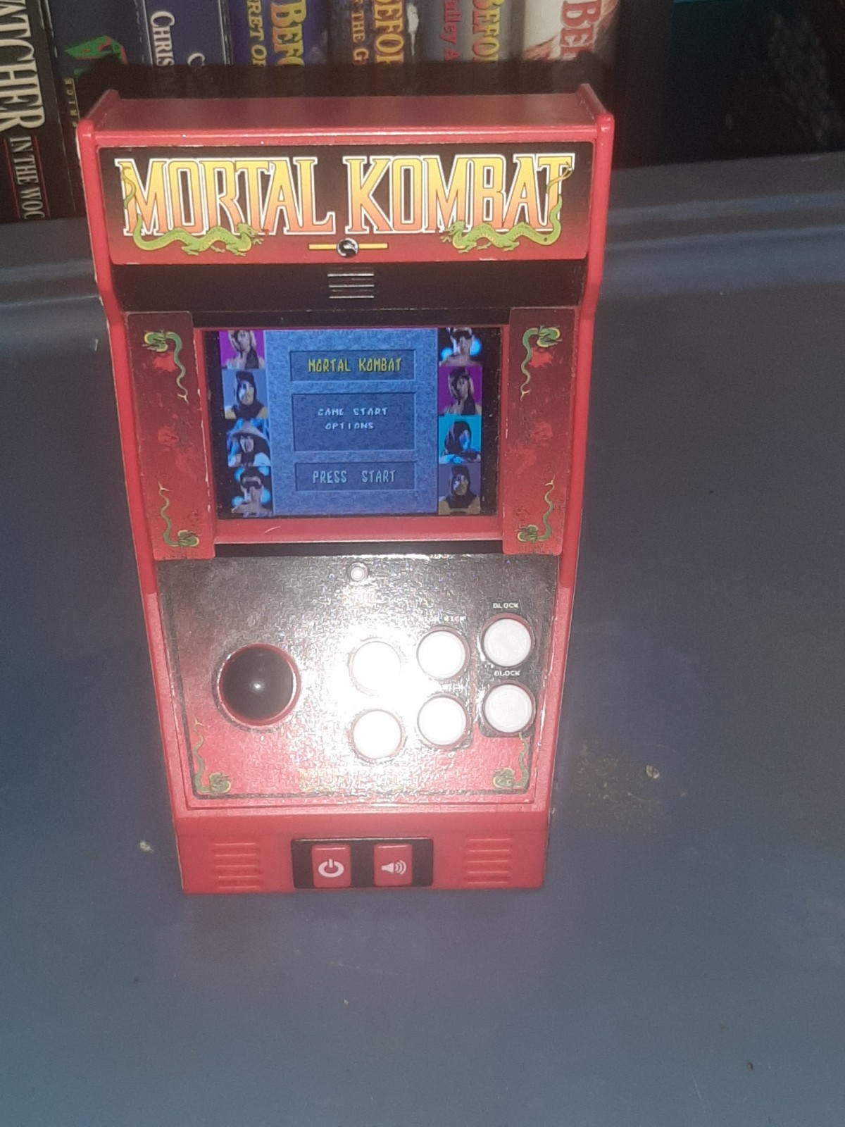 Mortal Kombat Classic Mini Arcade Game Console Midway 09626 Color Tested Works