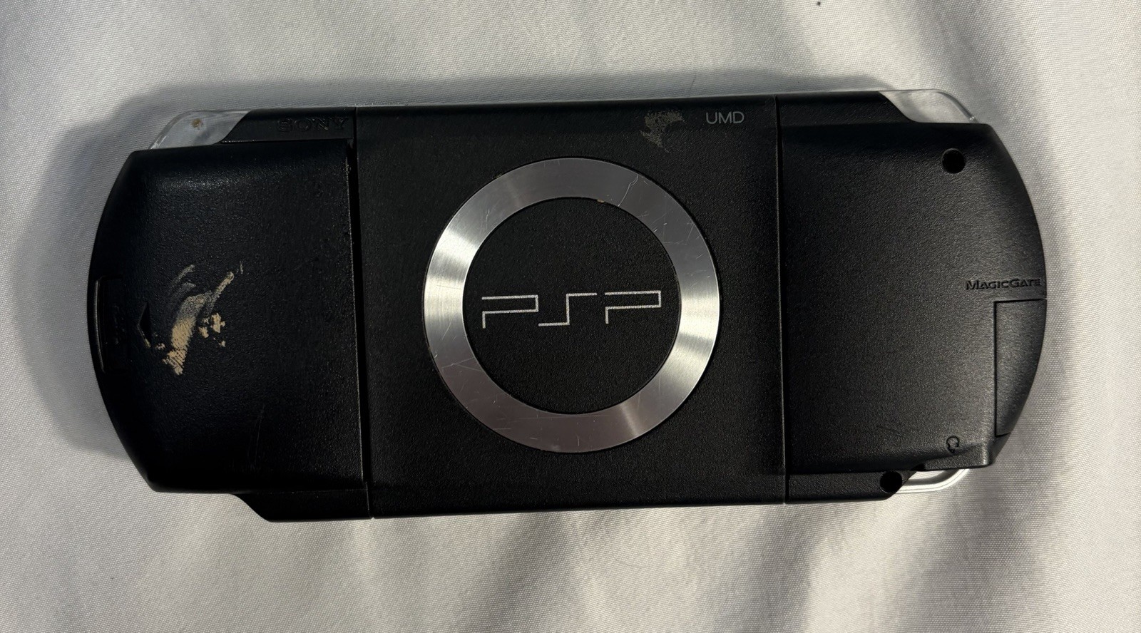 Sony PSP-1001 Black Handheld Console With Charger Tested Works Read!