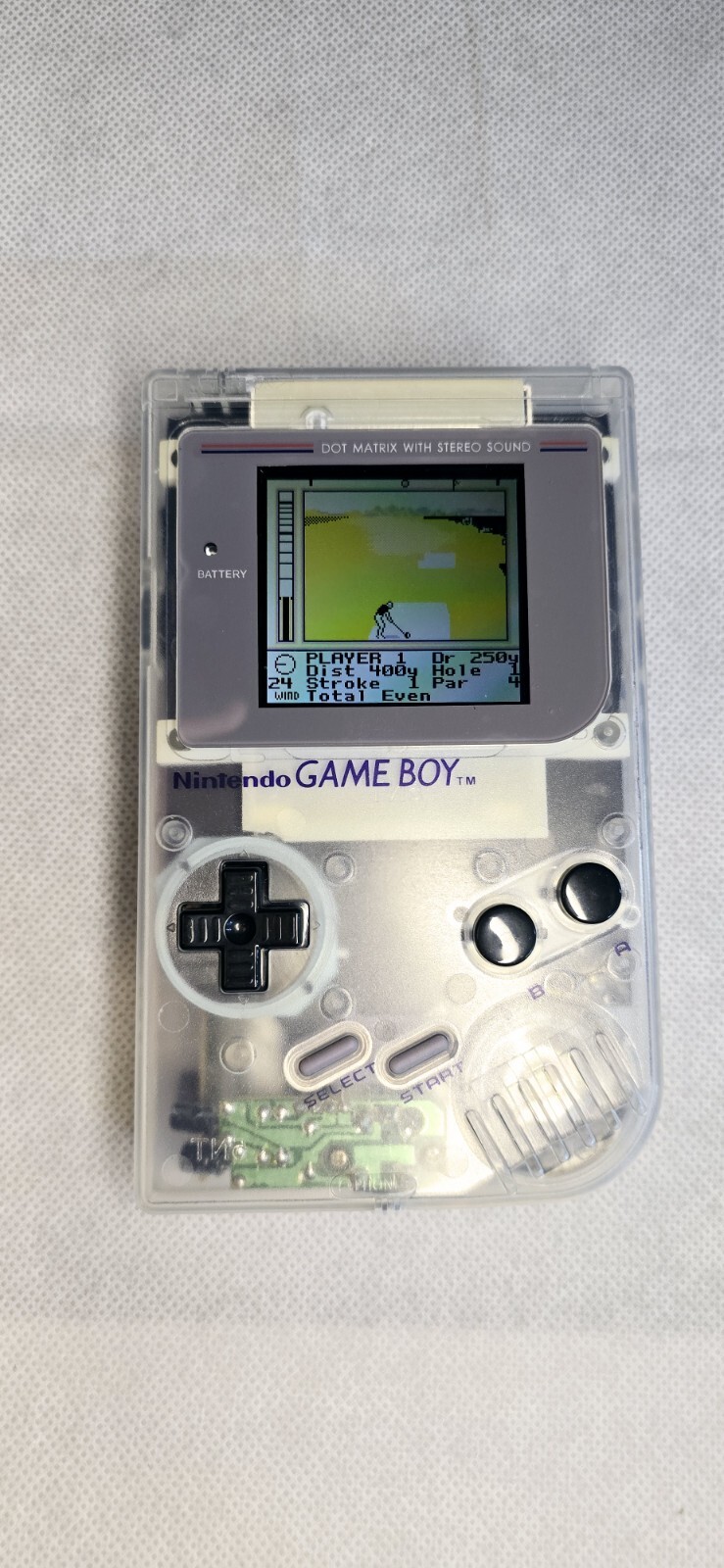 Nintendo Gameboy Multicolor Lcd Custom Case And All New Interior Amd Speaker.