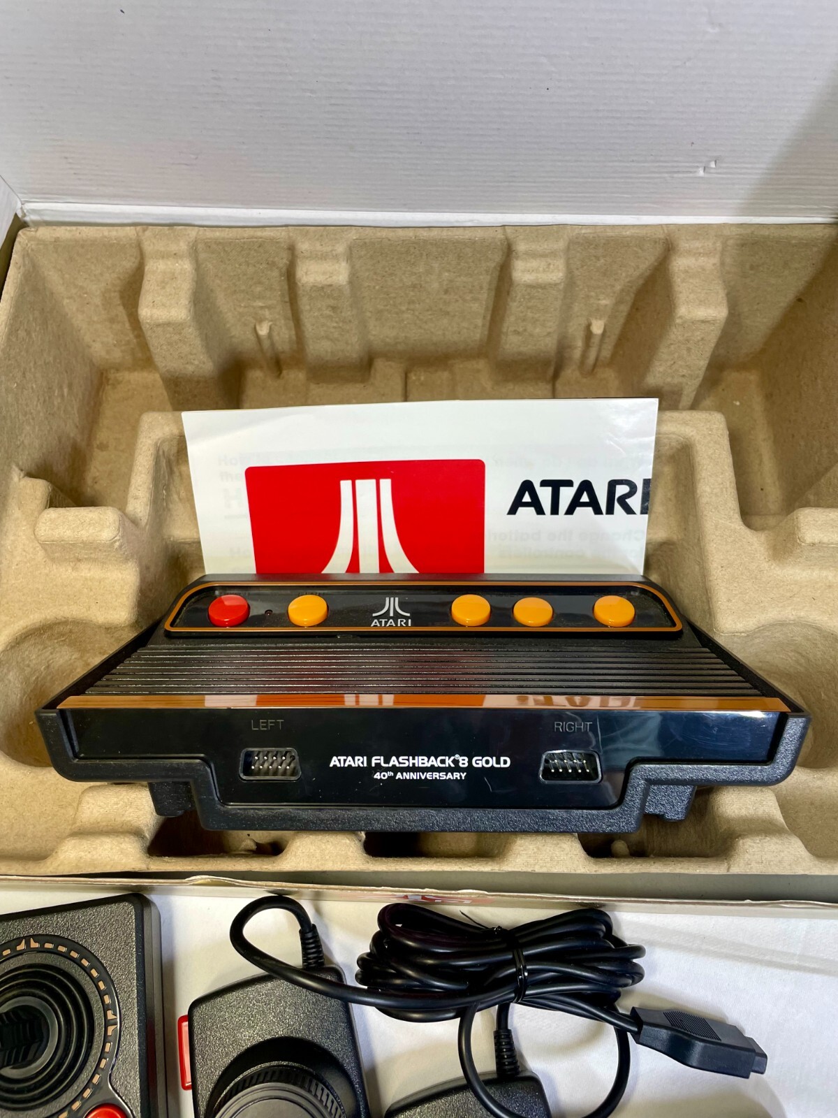Atari Flashback 8 Gold Deluxe HDMI Retro Console 120 Games 2 Controllers + More