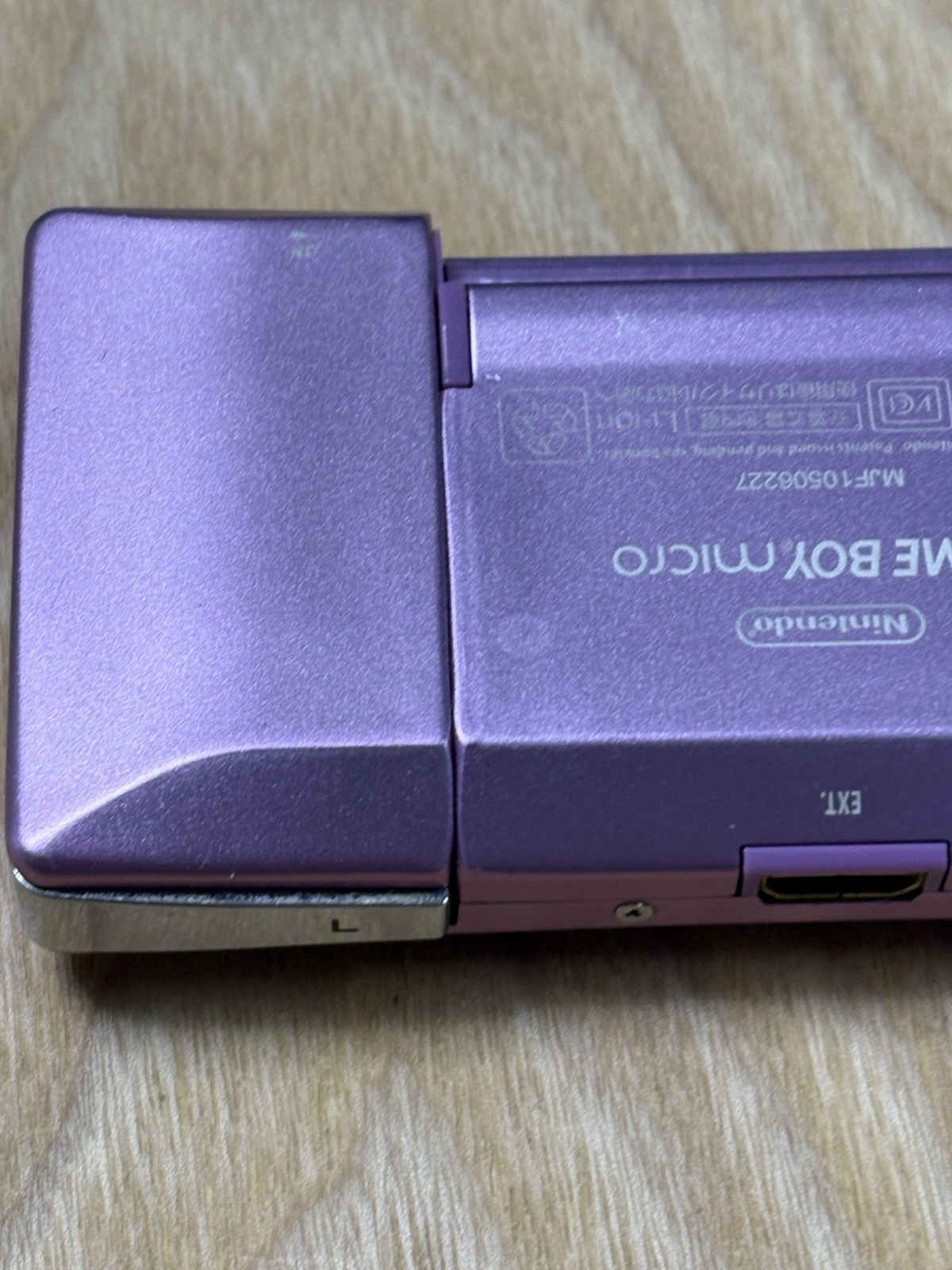 Nintendo Game Boy Micro Purple Console Charger Tested Working Japanese
