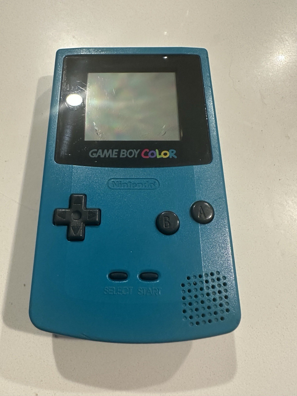 Nintendo Game Boy Color Handheld System Teal Blue Japan CGB-001 Good Condition