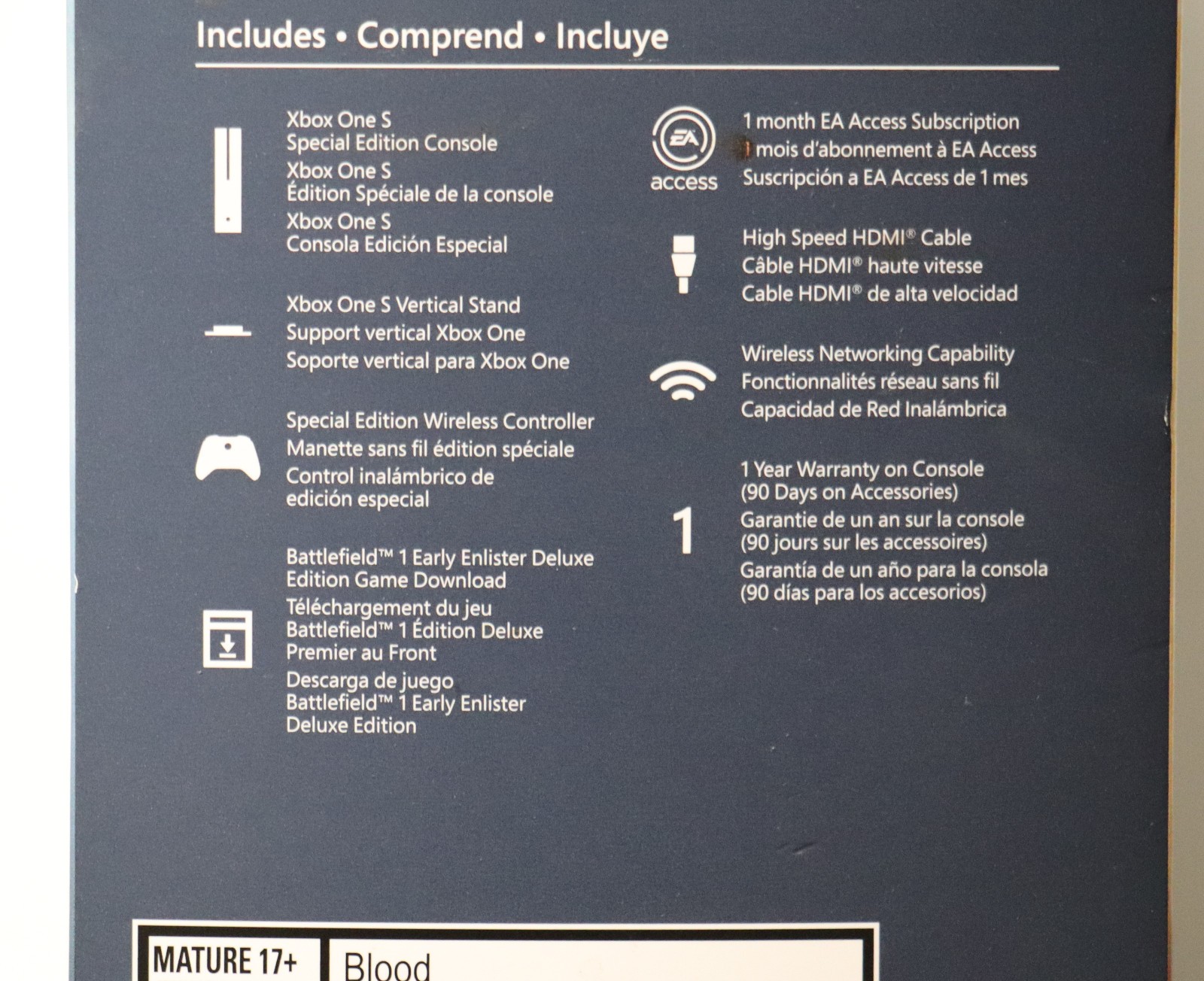 Microsoft Xbox One S Battlefield 1 Military Green Limited Console Bundle 1TB