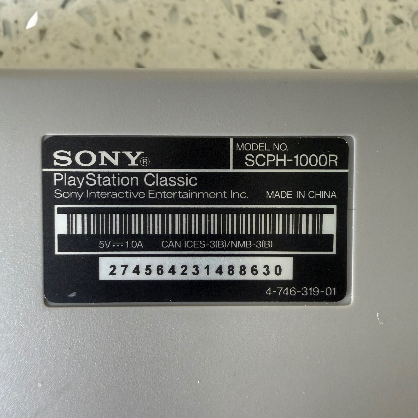Sony PlayStation Classic Mini Console Gray SCPH-1000R Retro Gaming UNTESTED