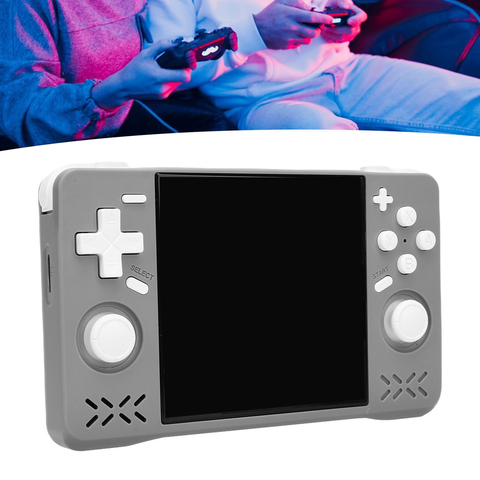 Retro Handheld Game Console 4in Screen 1.5GHz Portable Rechargeable Gaming GGAA