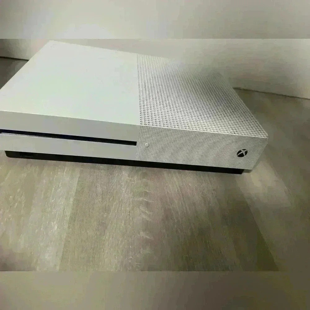 Microsoft Xbox One S Console System White Good HDR Blu-ray 1681