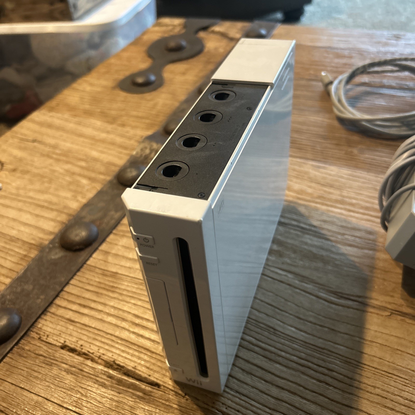 Nintendo Wii Console Bundle Original With 2 Wiimote+Nunchucks, wheel + more