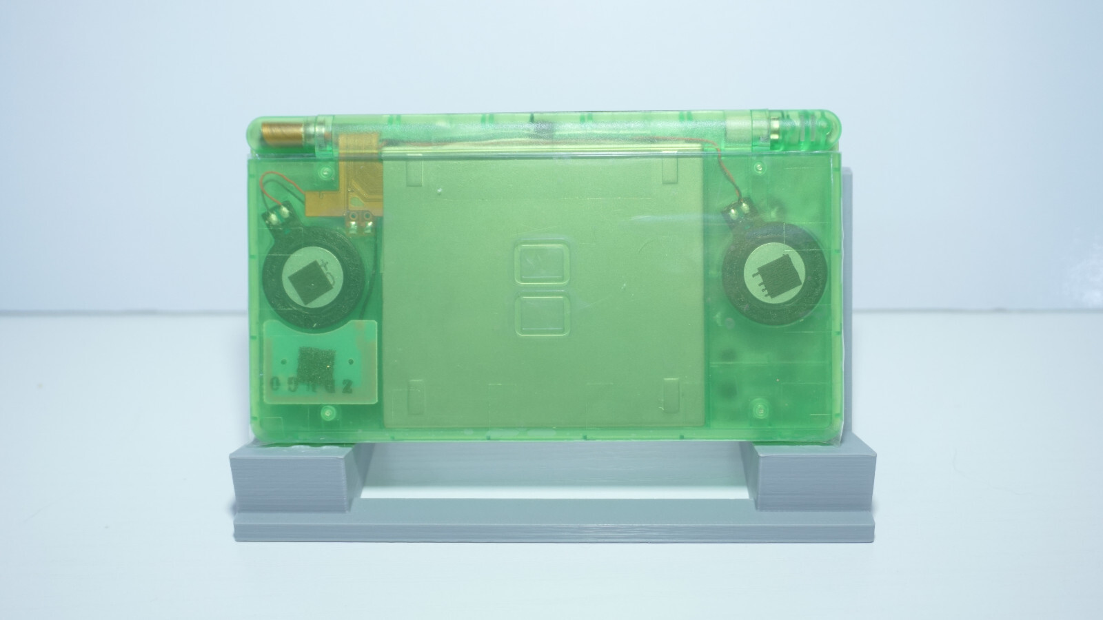 Nintendo DS Lite Transparent Clear Green & Black Handheld System with Charger