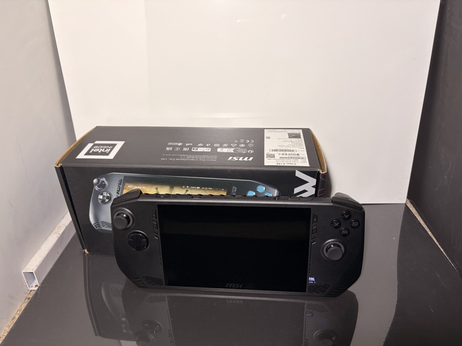 MSI Claw Handheld Gaming System Console, Black, Wi-Fi, USB-C