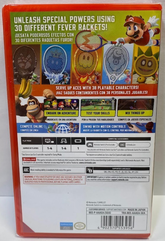 Mario Tennis Fever [Multi-Language] Switch 2 New Game Special (2026 Sports)