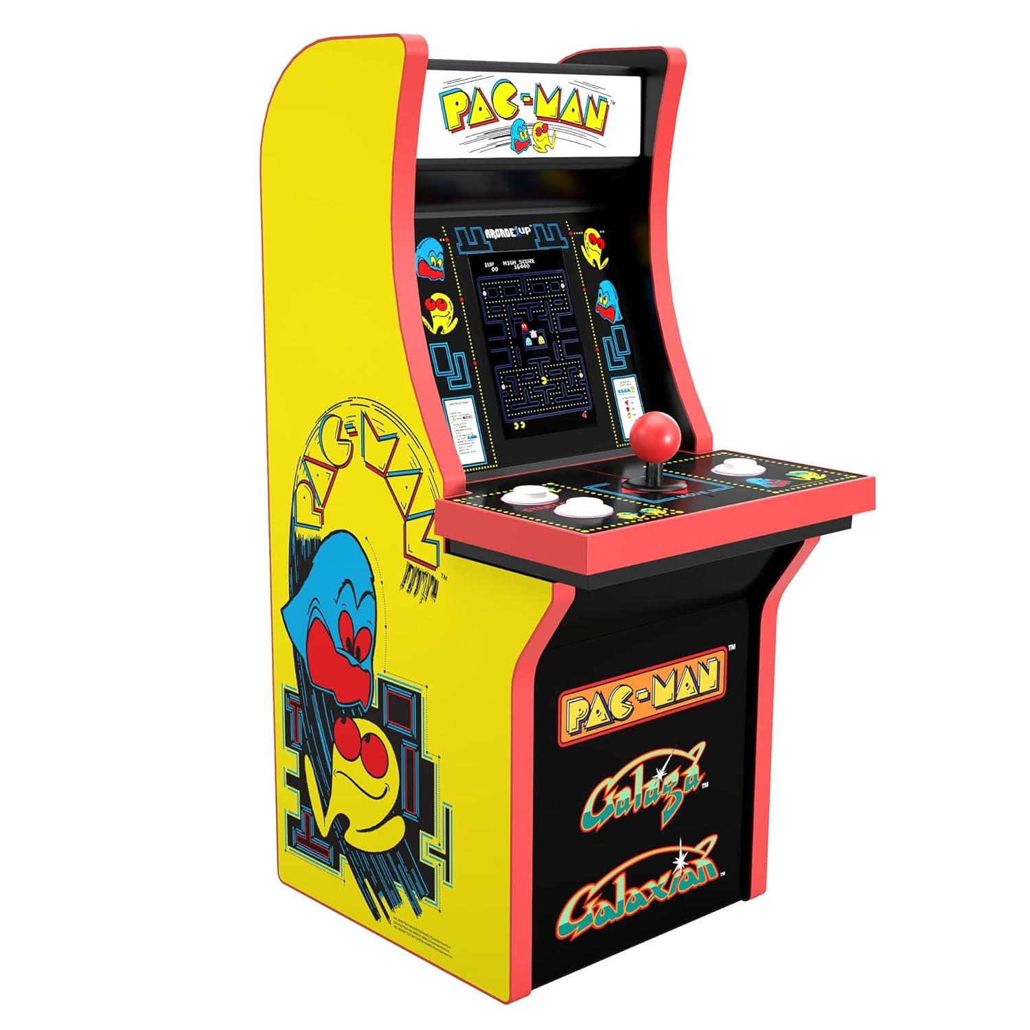Open Box Arcade1Up Pac-Man Collectorcade Mini Arcade Machine 3 Games A1U