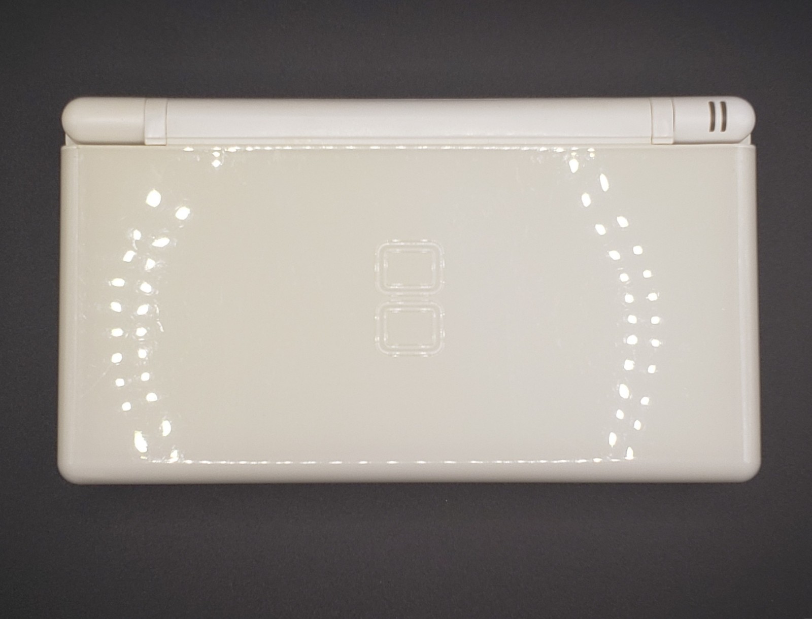 Nintendo DS Lite Polar White OEM Restoration (Good Condition) w/ Charger