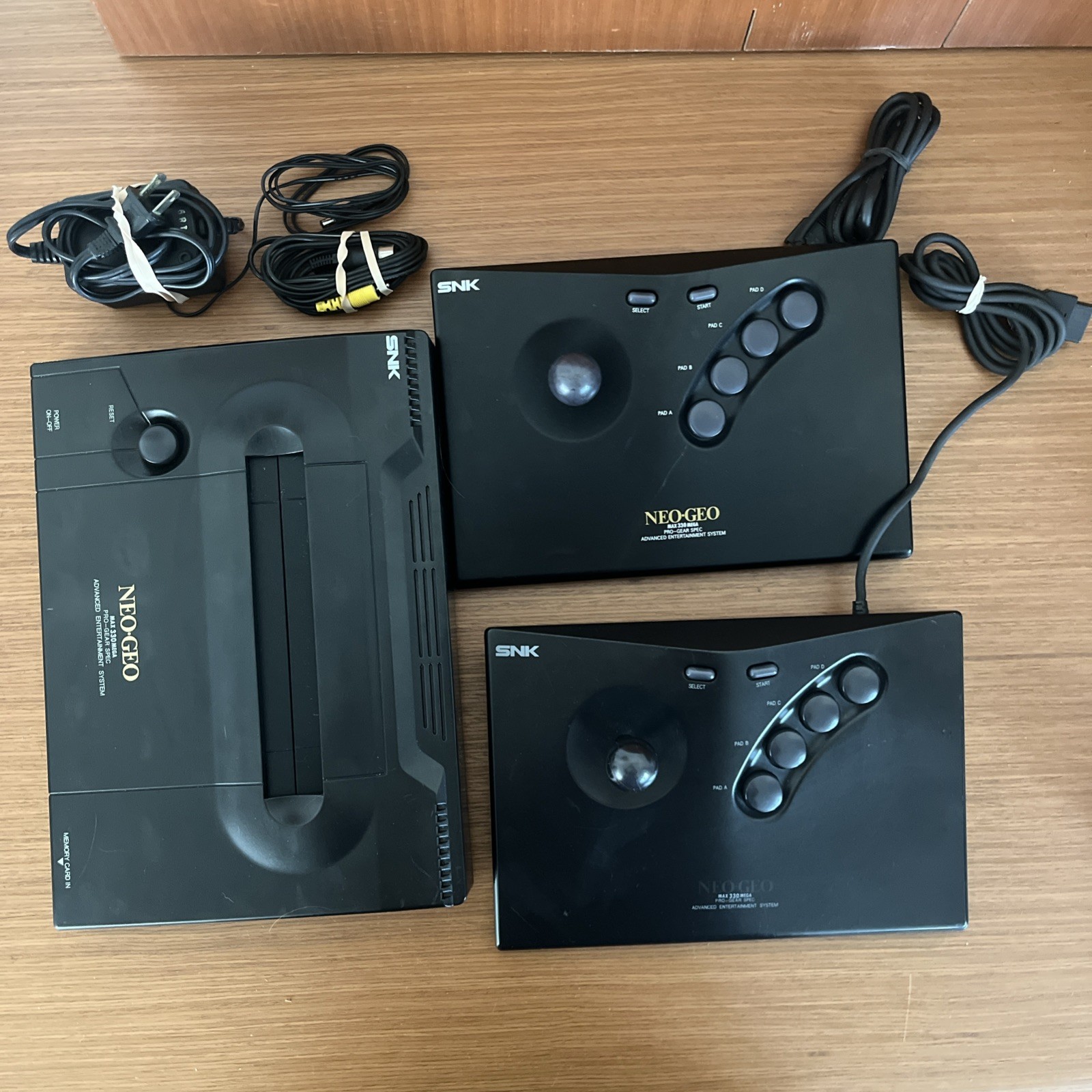 NEO GEO AES Console System NEO-0 MAX 330 MEGA unit set japan JP boxed tested
