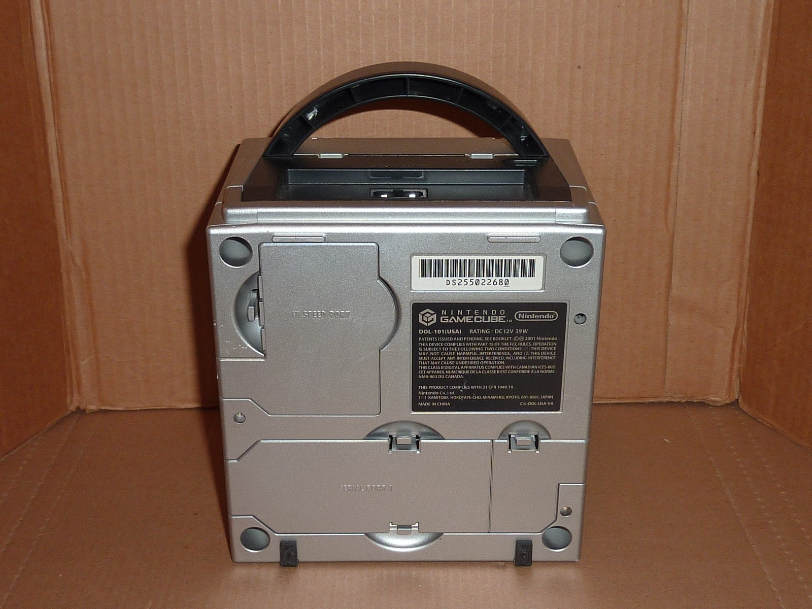 Nintendo GameCube Platinum Silver Console Only DOL-101 USA PARTS REPAIR Error
