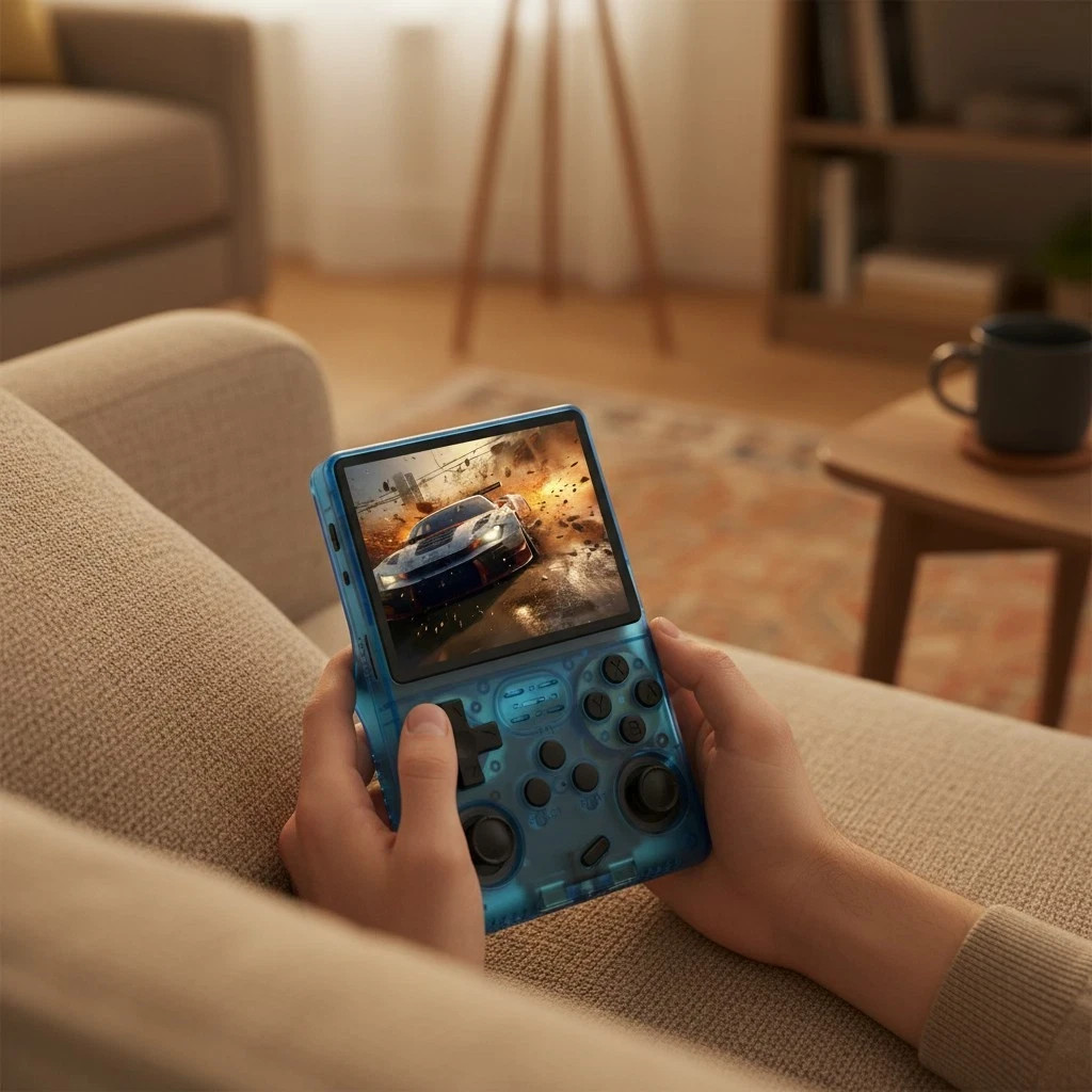 30000 Games in 1: R40S PRO Handheld Game Console with Wi-Fi & 45 Simulators