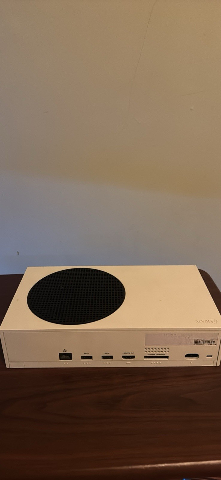Microsoft Xbox Series S White Console HDMI USB-A Ethernet Wi-Fi Capability