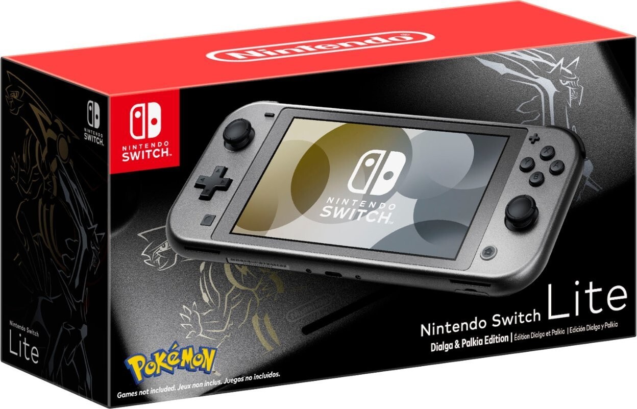 Nintendo Switch Lite HDH-001 Handheld Console 32GB – Dialga & Palkia Edition NEW