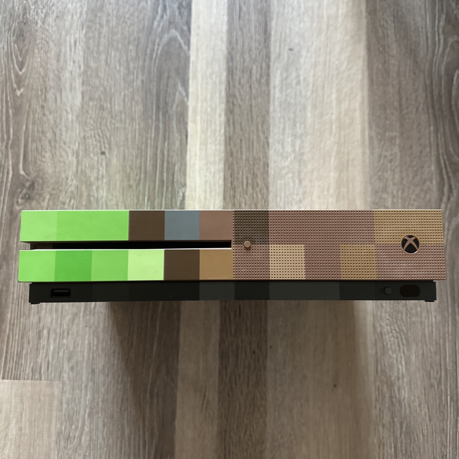 Microsoft Xbox One S Minecraft Limited Edition 1TB Green & Brown Console Only