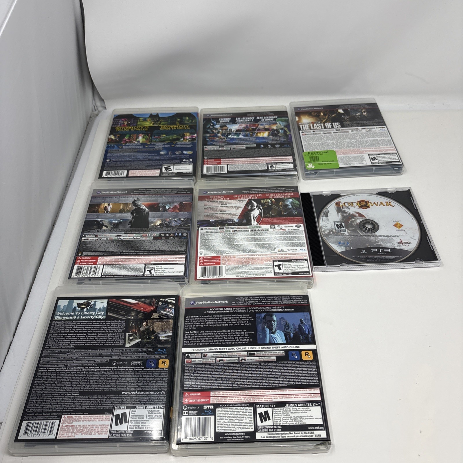 Sony PlayStation 3 PS3 Super Slim 250GB Console w/ Controller & 8 Games – Tested