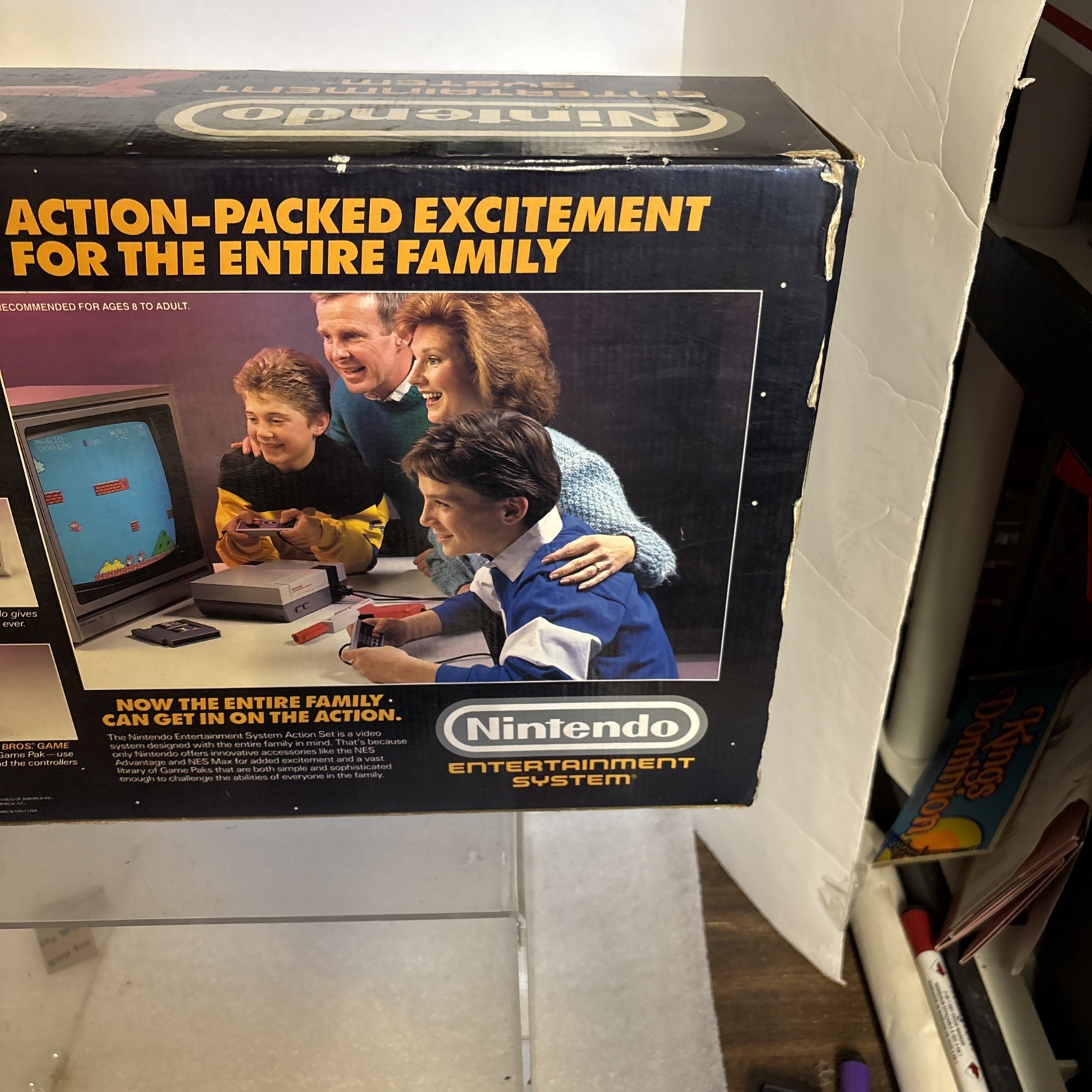 Nintendo NES Action Set System Console – Complete – Tested – Authentic + Games