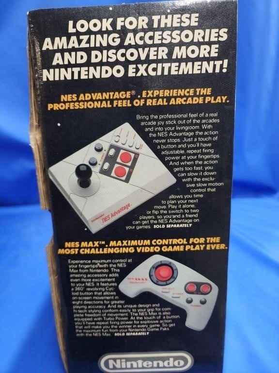 Retro Nintendo NES Action Set Complete in Box Tested Duck Hunt Mario Bros Zapper