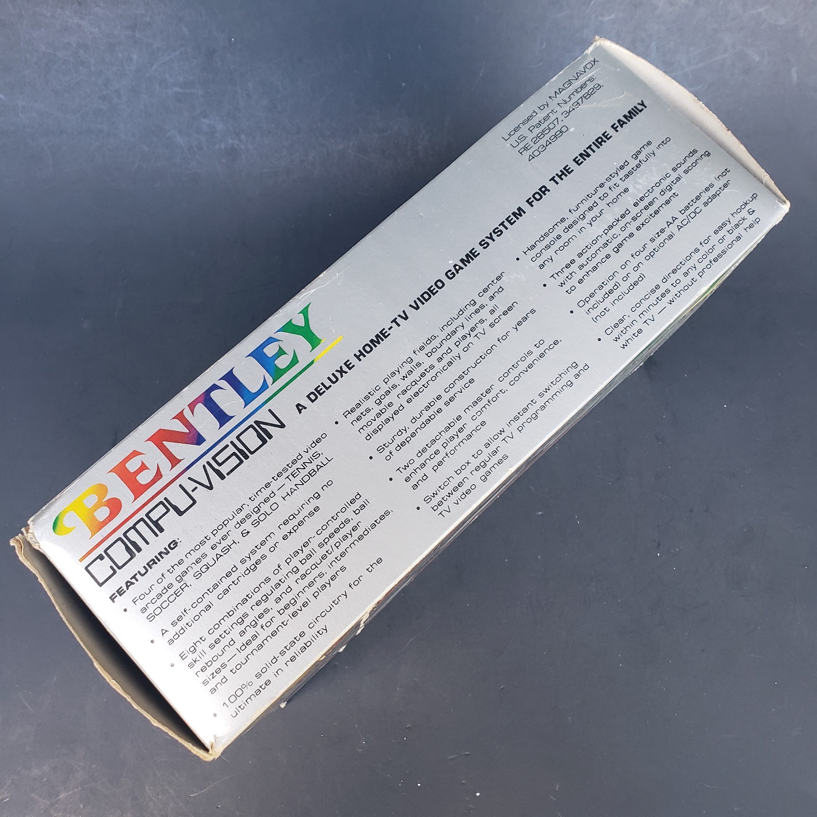 Vintage Bently Compu-Vision Deluxe Home TV Family Video Game System Untested