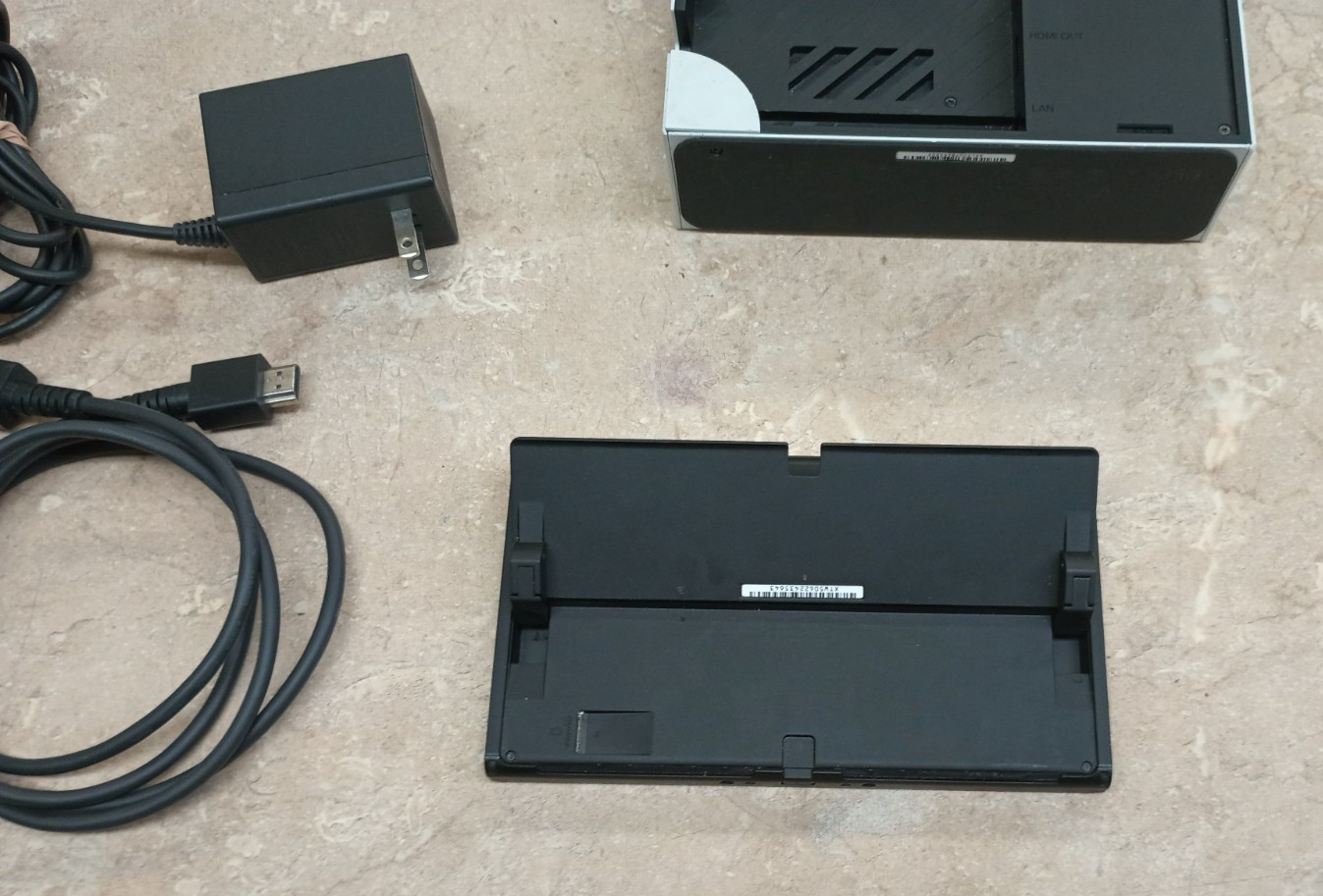 Nintendo Switch OLED (no Joy Cons) w/ Dock & Cables