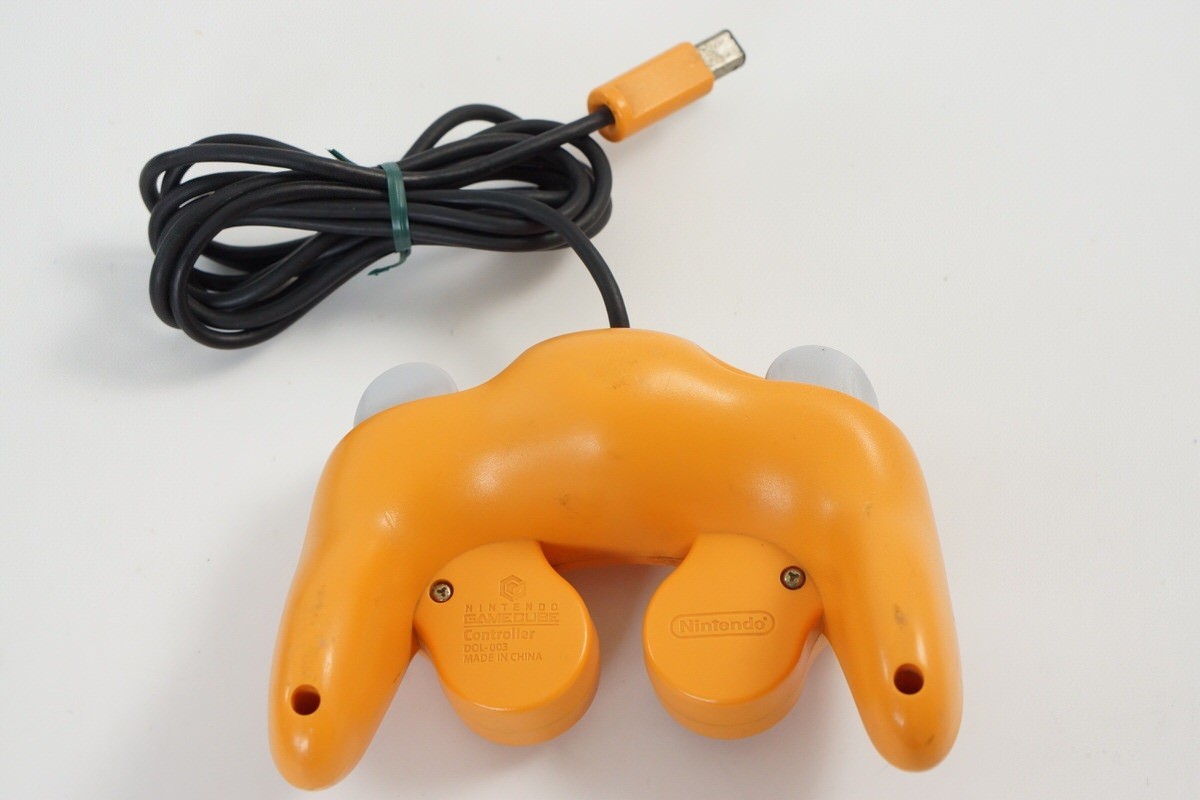 Gamecube Orange Console System Games DOL-001 JP For Japan CD FREE SHIP 10710073