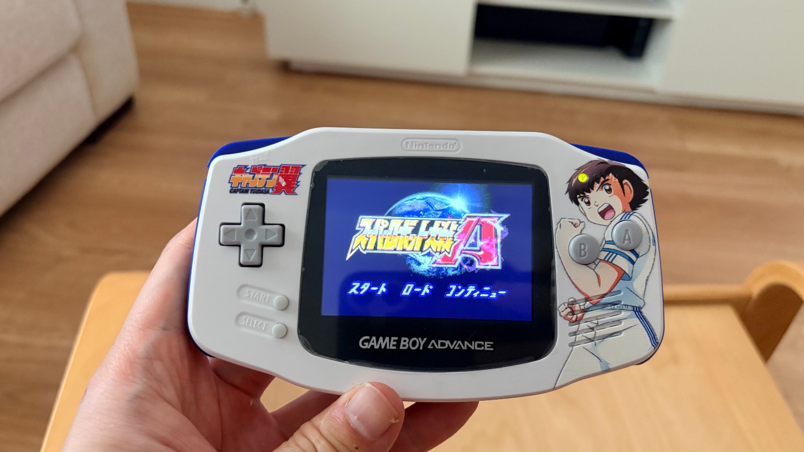 Nintendo Game Boy Advance Custom IPS Backlit USB-C Battery Console Tsubasa