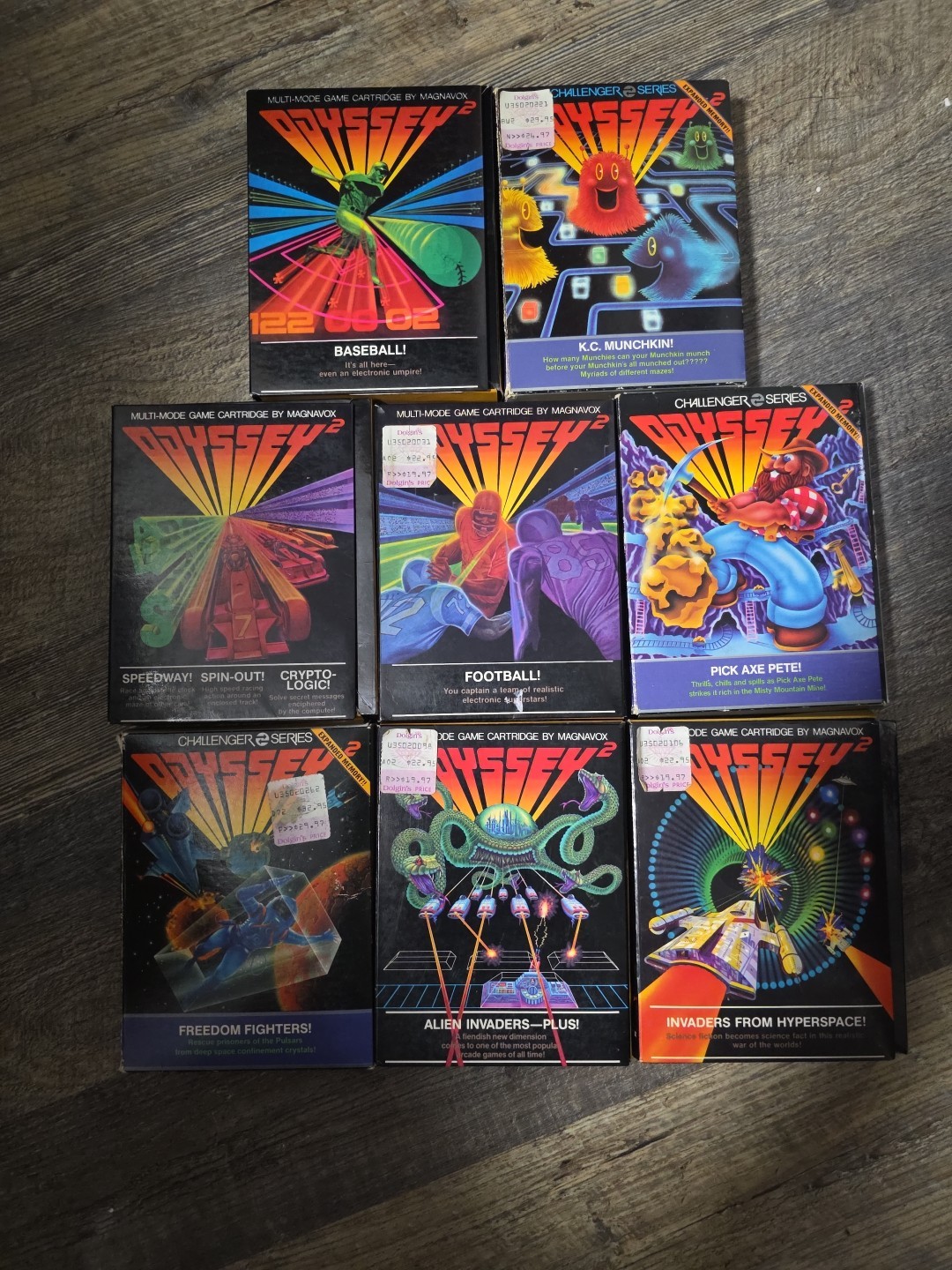 Magnavox Odyssey 2 Microprocessor Video Game System with Game and controls.